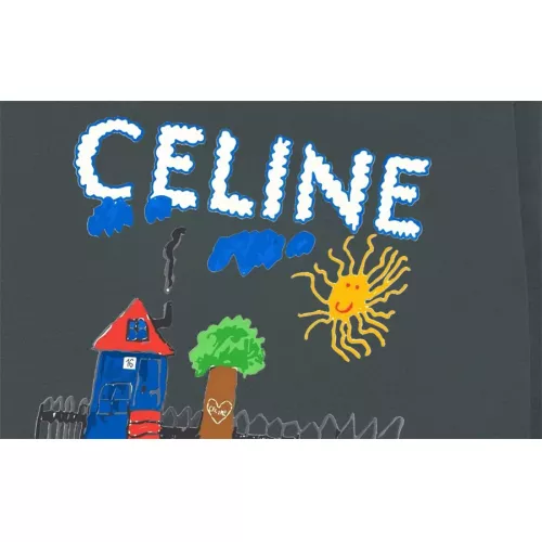 Replica Celine Hoodies Long Sleeved For Unisex #1358735 $48.00 USD for Wholesale