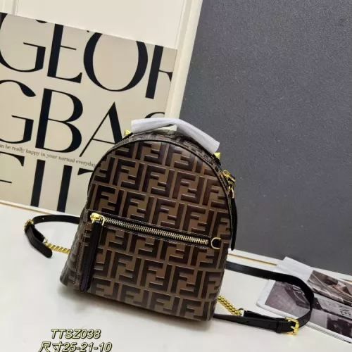 Fendi AAA Quality Backpacks For Women #1358775 $102.00 USD, Wholesale Replica Fendi AAA Quality Backpacks