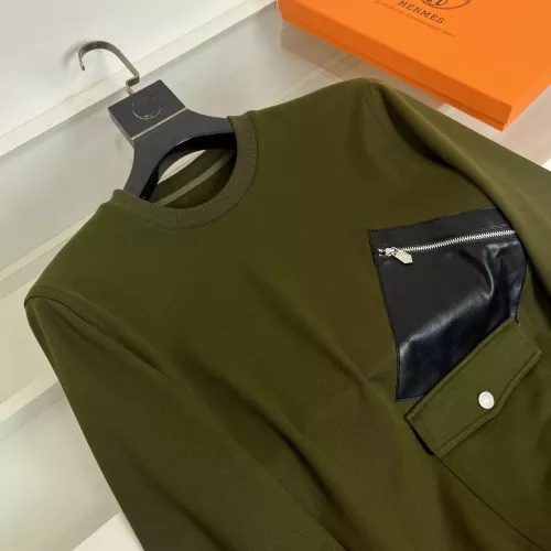 Replica Hermes Hoodies Long Sleeved For Men #1358935 $85.00 USD for Wholesale
