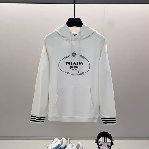 Prada Hoodies Long Sleeved For Unisex #1359098 $56.00 USD, Wholesale Replica Prada Hoodies