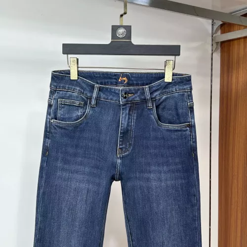 Replica Hermes Jeans For Men #1359120 $80.00 USD for Wholesale