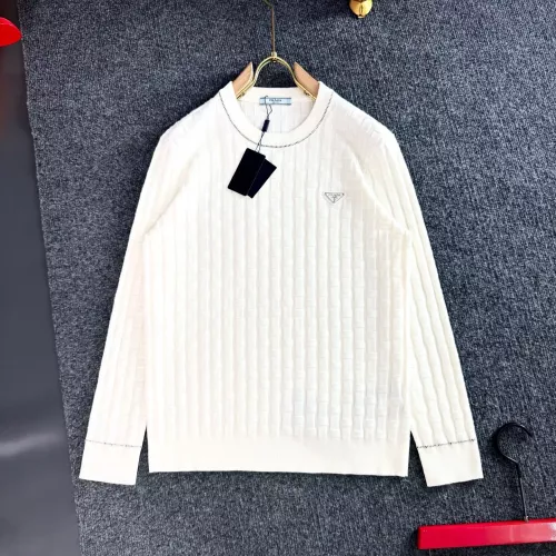 Prada Sweaters Long Sleeved For Men #1359251 $82.00 USD, Wholesale Replica Prada Sweaters
