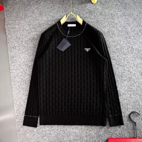 Prada Sweaters Long Sleeved For Men #1359252 $82.00 USD, Wholesale Replica Prada Sweaters