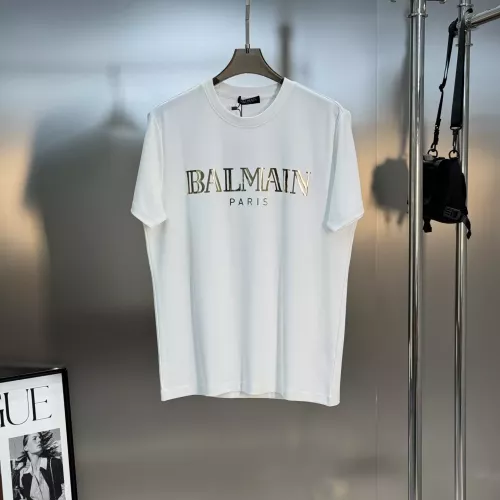 Balmain T-Shirts Short Sleeved For Men #1359297 $76.00 USD, Wholesale Replica Balmain T-Shirts