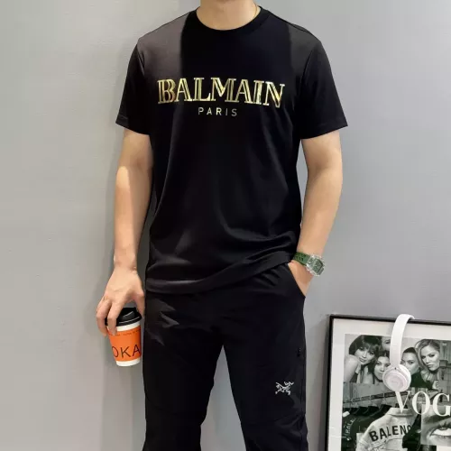 Replica Balmain T-Shirts Short Sleeved For Men #1359299 $76.00 USD for Wholesale