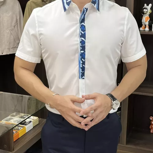 Armani Shirts Short Sleeved For Men #1359446 $85.00 USD, Wholesale Replica Armani Shirts