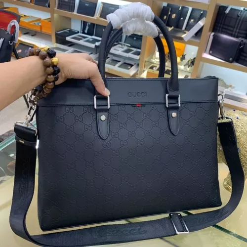 Replica Gucci AAA Man Handbags #1359478 $158.00 USD for Wholesale