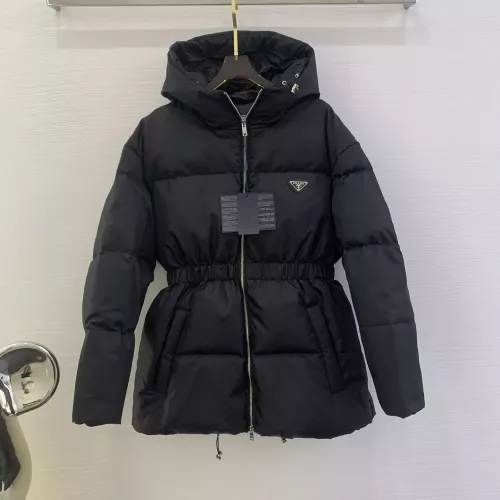 Prada Down Feather Coat Long Sleeved For Women #1359561 $172.00 USD, Wholesale Replica Prada Down Feather Coat