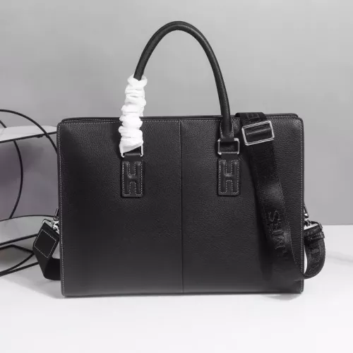 Replica Hermes AAA Man Handbags #1359628 $162.00 USD for Wholesale