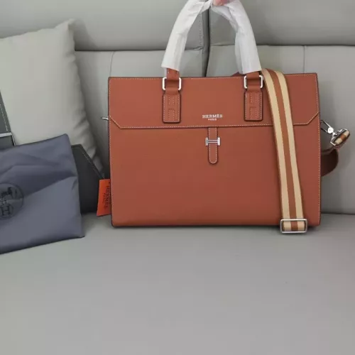 Replica Hermes AAA Man Handbags #1359634 $162.00 USD for Wholesale