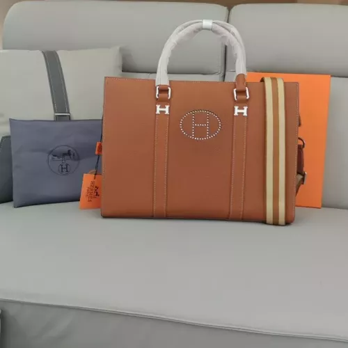 Replica Hermes AAA Man Handbags #1359636 $162.00 USD for Wholesale
