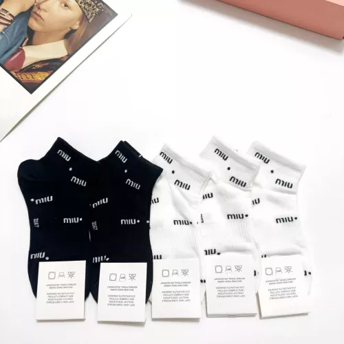 Replica MIU MIU Socks #1360059 $27.00 USD for Wholesale