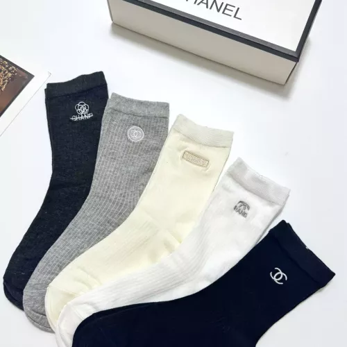 Replica Chanel Socks #1360061 $29.00 USD for Wholesale