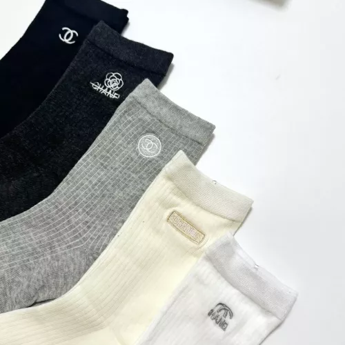 Replica Chanel Socks #1360061 $29.00 USD for Wholesale