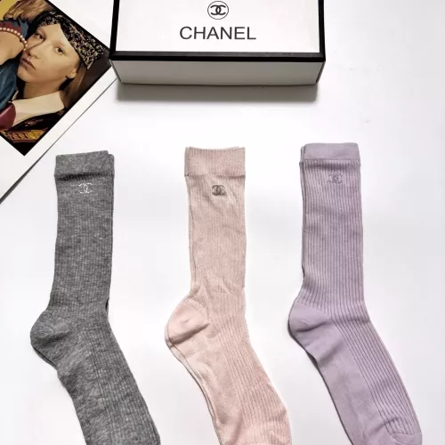 Replica Chanel Socks #1360063 $29.00 USD for Wholesale
