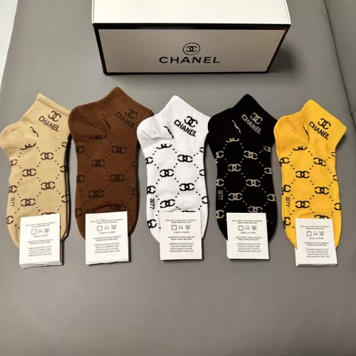 Replica Chanel Socks For Women #1360081 $25.00 USD for Wholesale