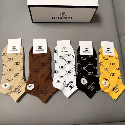 Replica Chanel Socks For Women #1360081 $25.00 USD for Wholesale