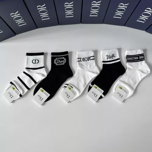 Replica Christian Dior Socks #1360296 $27.00 USD for Wholesale