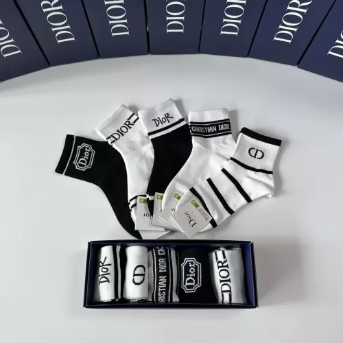 Replica Christian Dior Socks #1360296 $27.00 USD for Wholesale