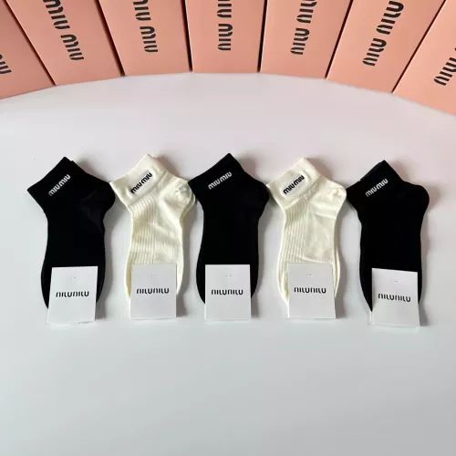 MIU MIU Socks #1360309 $29.00 USD, Wholesale Replica MIU MIU Socks