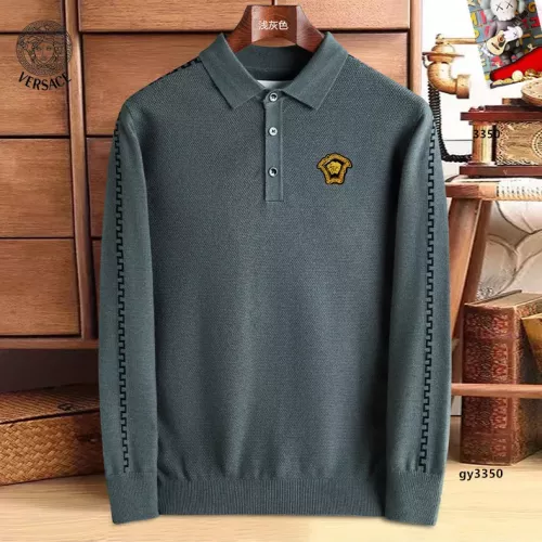 Versace Sweaters Long Sleeved For Men #1360747 $48.00 USD, Wholesale Replica Versace Sweaters