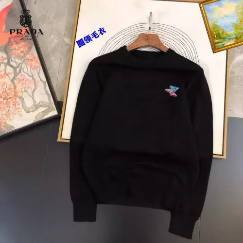Prada Sweaters Long Sleeved For Men #1360830 $42.00 USD, Wholesale Replica Prada Sweaters