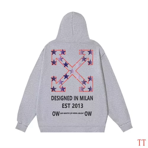 Off-White Hoodies Long Sleeved For Unisex #1361128 $48.00 USD, Wholesale Replica Off-White Hoodies