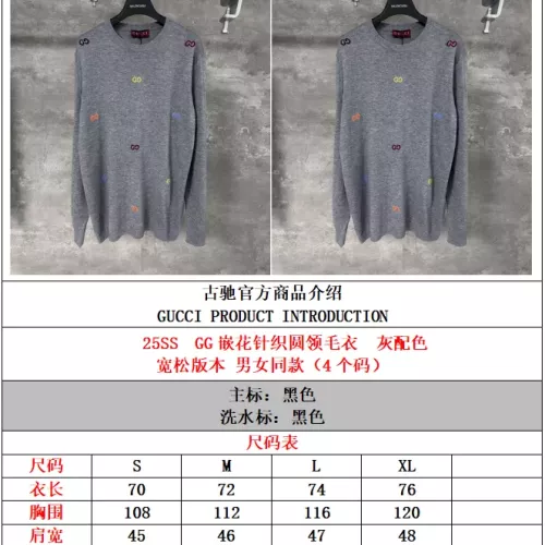 Replica Gucci Sweaters Long Sleeved For Unisex #1361208 $72.00 USD for Wholesale