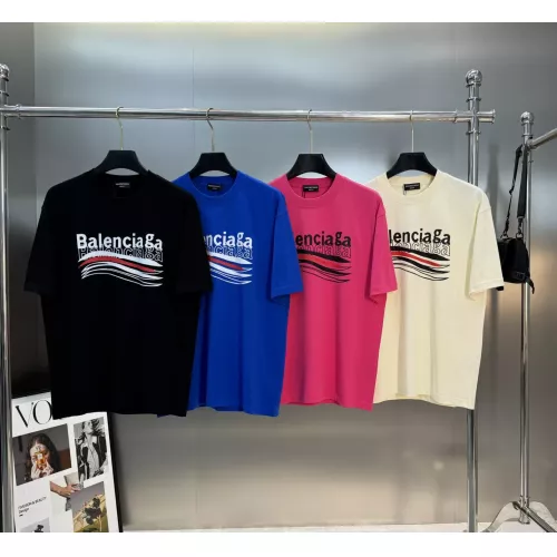 Replica Balenciaga T-Shirts Short Sleeved For Unisex #1361235 $68.00 USD for Wholesale
