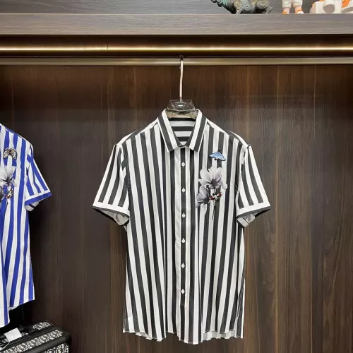 Replica Dolce & Gabbana D&G Shirts Short Sleeved For Men #1361379 $88.00 USD for Wholesale