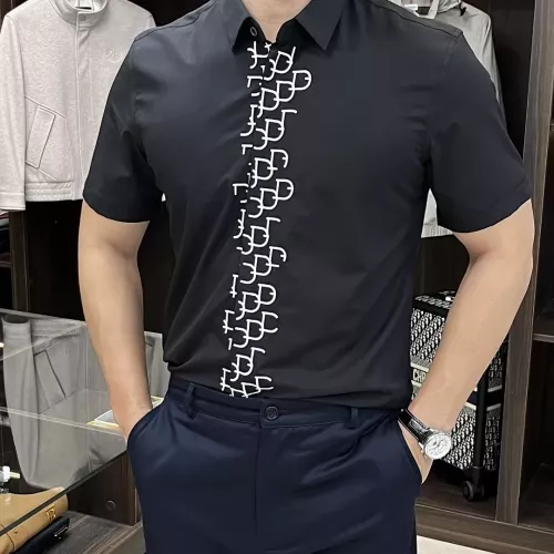 Christian Dior Shirts Short Sleeved For Men #1361381 $88.00 USD, Wholesale Replica Christian Dior Shirts