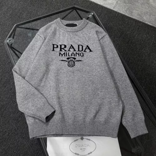 Prada Sweaters Long Sleeved For Unisex #1361455 $64.00 USD, Wholesale Replica Prada Sweaters