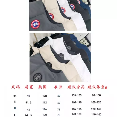 Replica Canada Goose Down Feather Coat Sleeveless For Unisex #1361553 $92.00 USD for Wholesale