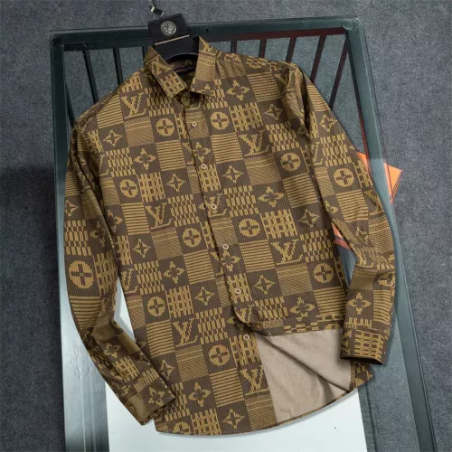 Louis Vuitton LV Shirts Long Sleeved For Men #1361588 $48.00 USD, Wholesale Replica Louis Vuitton LV Shirts