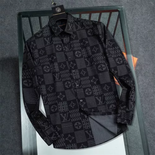 Louis Vuitton LV Shirts Long Sleeved For Men #1361589 $48.00 USD, Wholesale Replica Louis Vuitton LV Shirts