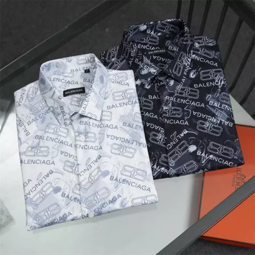 Replica Balenciaga Shirts Long Sleeved For Men #1361598 $40.00 USD for Wholesale