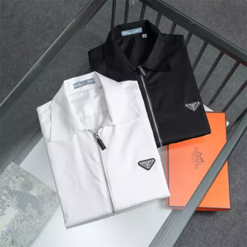 Replica Prada Shirts Long Sleeved For Men #1361608 $48.00 USD for Wholesale