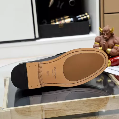 Replica Salvatore Ferragamo Leather Shoes For Men #1361671 $82.00 USD for Wholesale
