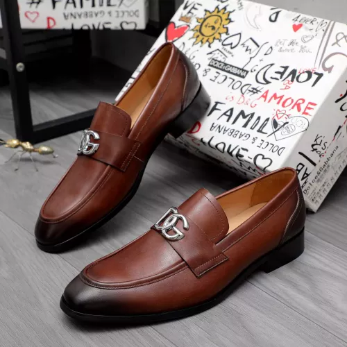 Dolce &amp; Gabbana D&amp;G Leather Shoes For Men #1361740 $96.00 USD, Wholesale Replica Dolce &amp; Gabbana D&amp;G Leather Shoes