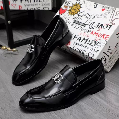 Dolce &amp; Gabbana D&amp;G Leather Shoes For Men #1361743 $96.00 USD, Wholesale Replica Dolce &amp; Gabbana D&amp;G Leather Shoes
