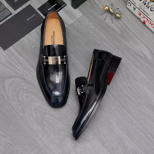 Replica Dolce & Gabbana D&G Leather Shoes For Men #1361748 $96.00 USD for Wholesale