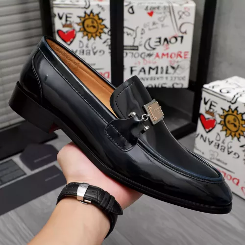 Replica Dolce & Gabbana D&G Leather Shoes For Men #1361748 $96.00 USD for Wholesale