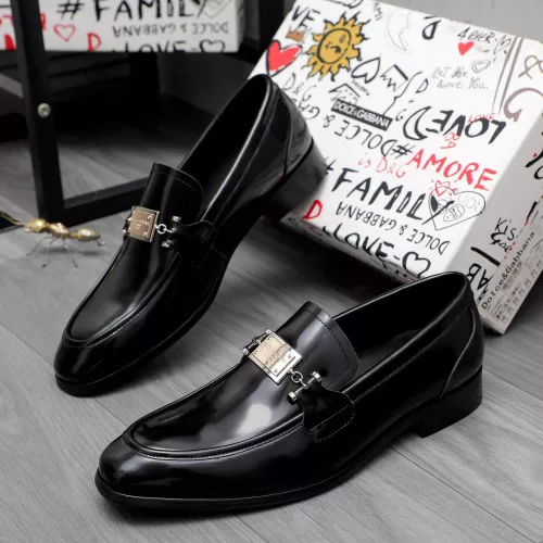 Dolce &amp; Gabbana D&amp;G Leather Shoes For Men #1361749 $96.00 USD, Wholesale Replica Dolce &amp; Gabbana D&amp;G Leather Shoes
