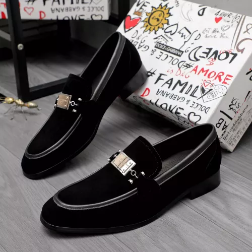 Dolce &amp; Gabbana D&amp;G Leather Shoes For Men #1361750 $96.00 USD, Wholesale Replica Dolce &amp; Gabbana D&amp;G Leather Shoes