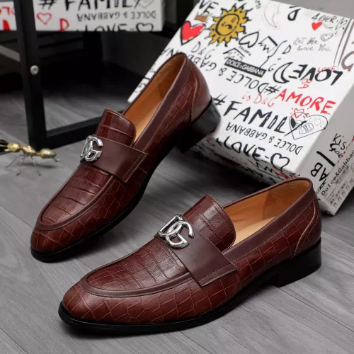 Dolce &amp; Gabbana D&amp;G Leather Shoes For Men #1361752 $96.00 USD, Wholesale Replica Dolce &amp; Gabbana D&amp;G Leather Shoes