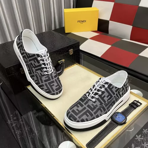 Replica Fendi Casual Shoes For Men #1361754 $80.00 USD for Wholesale