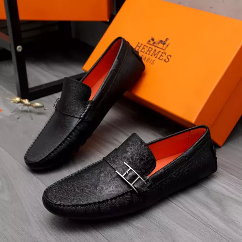 Hermes Leather Shoes For Men #1361759 $80.00 USD, Wholesale Replica Hermes Leather Shoes