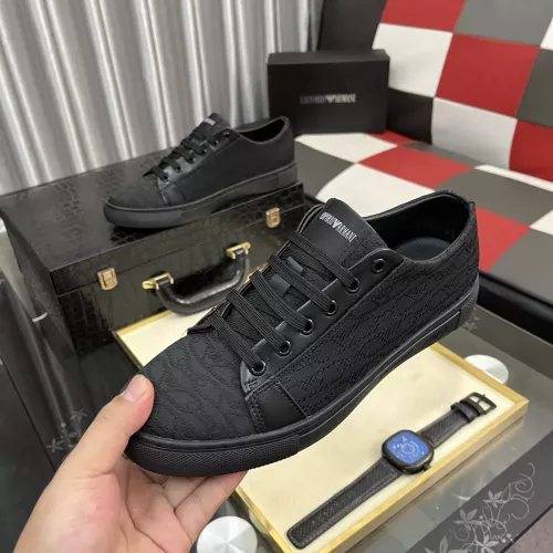 Armani Casual Shoes For Men #1361784 $76.00 USD, Wholesale Replica Armani Casual Shoes