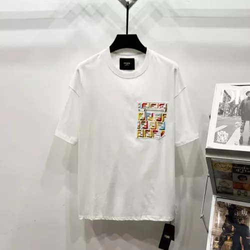 Fendi T-Shirts Short Sleeved For Unisex #1361857 $40.00 USD, Wholesale Replica Fendi T-Shirts