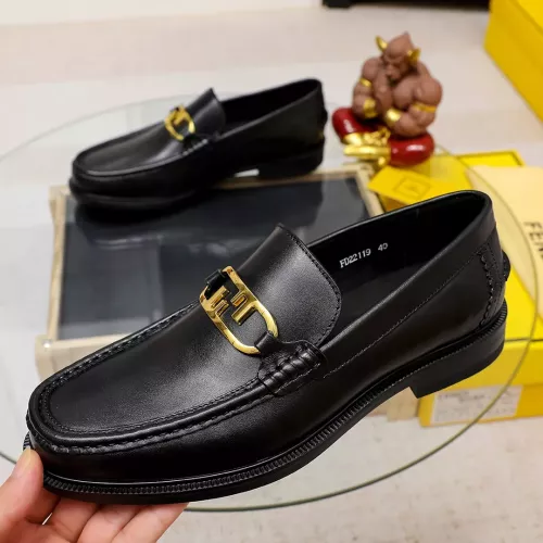 Fendi Leather Shoes For Men #1361893 $85.00 USD, Wholesale Replica Fendi Leather Shoes